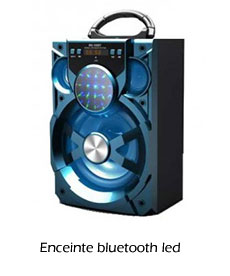 Enceinte bluetooth led vendue par MyphoneTEL Carcassonne